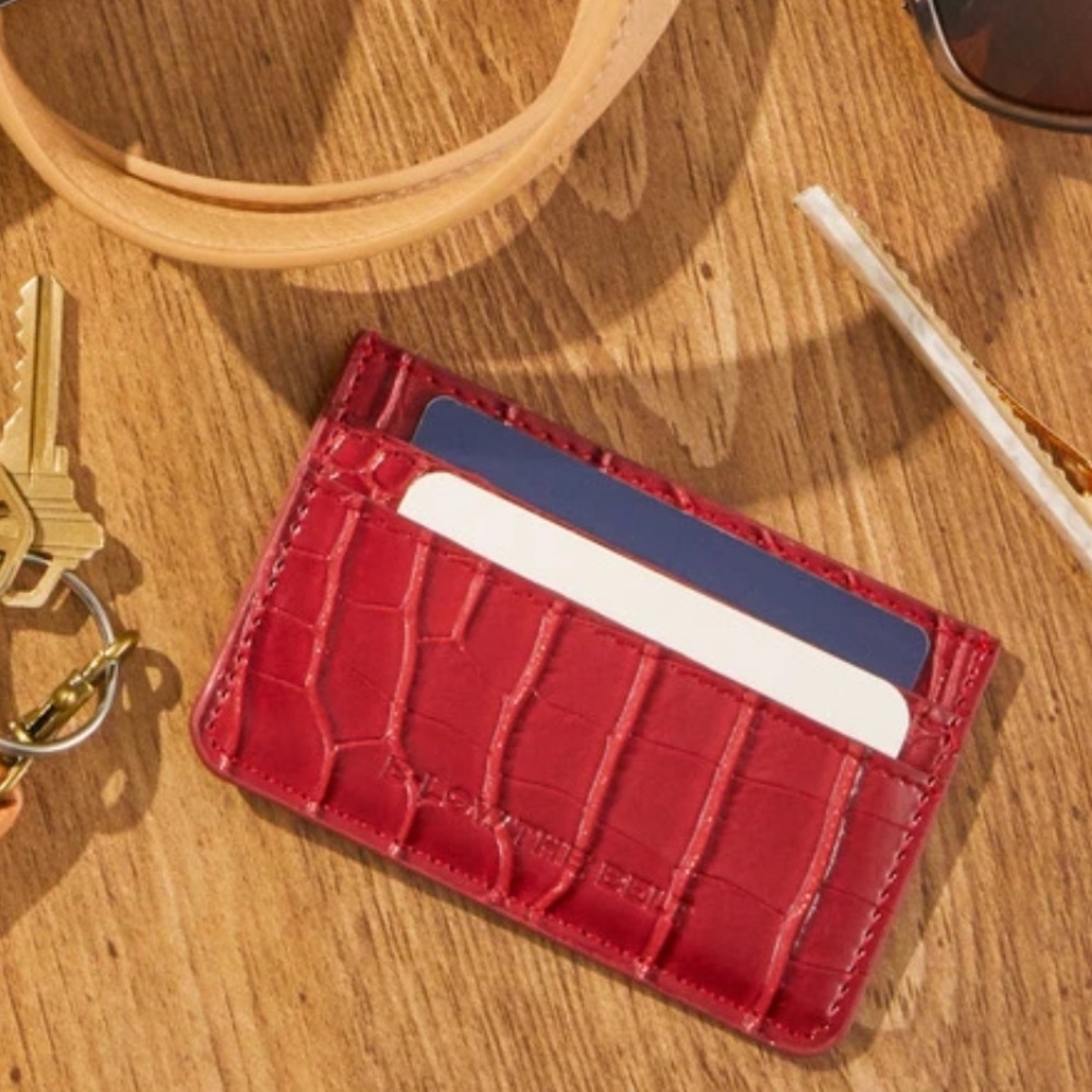 B-LOW THE BELT Croc Card Case